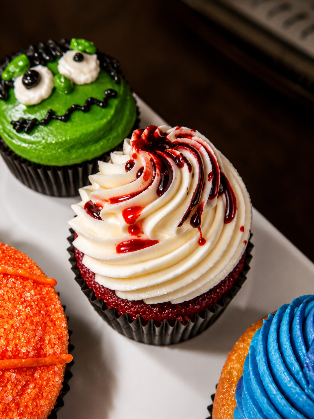 Bloody Red Velvet Cupcakes